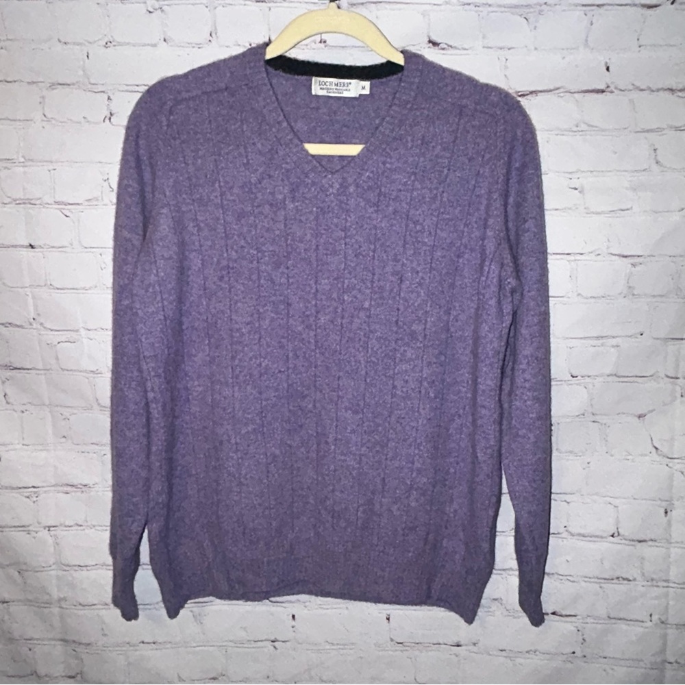 Lochmere machine washable cashmere sweater‎ men’s size M